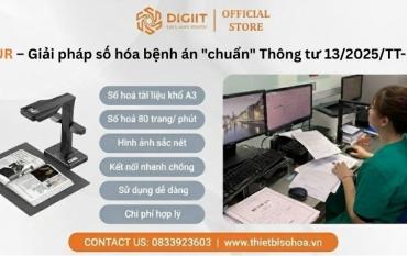 CZUR – Giải pháp số hóa bệnh án "chuẩn" Thông tư 13/2025/TT-BYT 